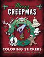 Editors Of Thunder Bay Press: Merry Creepmas Coloring Stickers, Buch