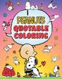 "PEANUTS QUOTABLE COLORING". Comics-Figuren wie ein Junge mit Glatze und ein weißer Hund. Verspielte Szenen.