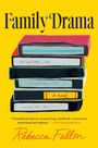 "Family Drama", "Life and Times 1989", "a novel". Ein Stapel VHS-Kassetten auf gelbem Hintergrund.