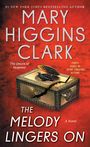 „Mary Higgins Clark: The Melody Lingers On“. Vintage-Schmuckschatulle vor rotem Hintergrund.