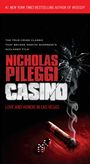 **Nr. 1 New York Times Bestsellerautor von Wiseguy. Nicholas Pileggi, Casino: Love and Honor in Las Vegas.** Oberfläche mit zerbrochenem Glas, rauchende Zigarre und zwei Würfel.