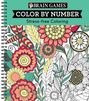 Publications International Ltd: Brain Games - Color by Number: Stress-Free Coloring (Green), Buch