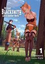 „My Quiet Blacksmith Life in Another World“, Band 1. Anime-Illustration mit Katzenmädchen, Schmied und Waldhütte im Hintergrund.