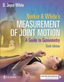 „Norkin & White's Measurement of Joint Motion: A Guide to Goniometry, Sixth Edition, D. Joyce White.“  
Rückenansicht eines Menschen und Arm-Messung.