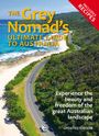 Text: The Grey Nomad's Ultimate Guide to Australia, Includes Recipes. Küstenstraße durch grüne Landschaft am Meer.
