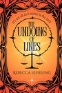 „It's not all as it seems in the dark.“ „The Undoing of Lines“ von Rebecca Hesseling. Waage vor orangem Hintergrund.