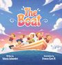 „The Boat“ in großen Buchstaben, darunter fröhliche Kinder und Erwachsene auf einem Boot in einem farbenfrohen Ozean.