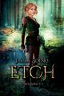„J.A.L. Solski ETCH, Stone Souls Book 1“. Eine Elfenkriegerin im Wald steht selbstbewusst in einem magischen Ambiente.