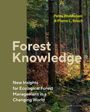 „Forest Knowledge“, Autoren: Peter Wohlleben & Pierre L. Ibisch. Waldlandschaft mit Bäumen und Licht im Hintergrund.