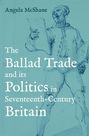 „The Ballad Trade and its Politics in Seventeenth-Century Britain“ von Angela McShane. Illustration eines Mannes mit Papier.