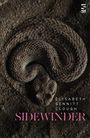 Text: ELISABETH SENNITT CLOUGH SIDEWINDER. Eine Schlange auf sandigem Boden mit einem "Salt"-Logo oben rechts.