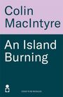 "Colin MacIntyre, An Island Burning, Cover to be revealed." Oben lila, unten dunkelblau.