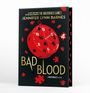 #1 New York Times. Jennifer Lynn Barnes. "Bad Blood". Rote Uhr mit fehlenden Puzzleteilen.