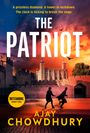 "Ein unbezahlbarer Diamant. Ein Turm im Lockdown. Eine Uhr tickt. 'THE PATRIOT'. Zwei Personen laufen vor einer Burg im Sonnenuntergang."