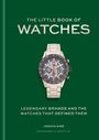 "The Little Book of Watches" und "Legendary Brands and the Watches That Defined Them". Eine Armbanduhr vor grünem Hintergrund.