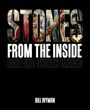 „STONES FROM THE INSIDE: RARE AND UNSEEN IMAGES“ von Bill Wyman in großem, markantem Text. Passt zu Rockmusik.