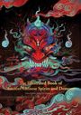„The Illustrated Book of Ancient Chinese Spirits and Demons“ von Huang Xilin. Illustration: Buntes, dämonisches Gesicht.