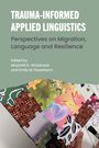 "TRAUMA-INFORMED APPLIED LINGUISTICS, Perspektiven zu Migration, Sprache und Resilienz." Puzzle mit buntem Muster.