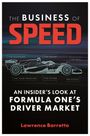 TEXT: THE BUSINESS OF SPEED. THE MANAGER, THE DRIVER, THE DEAL, THE TEAM PRINCIPAL, THE FATHER, THE SCOUT. Illustration: Formel-1-Auto.