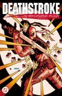 "DEATHSTROKE by Christopher Priest: omnib" steht oben. Ein maskierter Krieger in Aktion, Kugeln prallen von ihm ab.