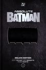 ABSOLUTE BATMAN, DELUXE EDITION. Namen: Scott Snyder, Nick Dragotta, Marcos Martín, Frank Martin. Oben ein rundes Logo.