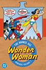 "Please, Wonder Woman! You must come back!" "No, Superman! I can't!" Superhelden in einer dynamischen Illustration.