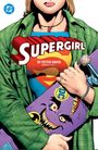 "Supergirl" und "BY PETER DAVID OMNIBUS VOL. 1". Illustration von einer Person im Supergirl-Shirt mit einem Skateboard.