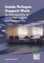 "Inside Refugee Support Work: An Ethnography of Language, Labour and Subjectivity." Raum mit Stühlen, Tisch, Fenster.