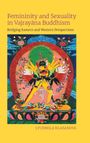 "Femininity and Sexuality in Vajrayana Buddhism" und "Bridging Eastern and Western Perspectives". Illustration einer mehrarmigen Figur.