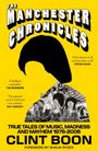 Gelber Hintergrund, schwarzer Silhouettenkopf, weiße und schwarze Großbuchstaben: "The Manchester Chronicles".