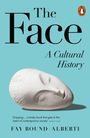 "The Face: A Cultural History" von Fay Bound-Alberti. Abbildung eines schlafenden Gesichts auf hellblauem Hintergrund.