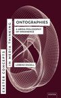 "ONTOGRAPHIES: A Media Philosophy of Immanence" von Lorenz Engell, eingefasst von geschwungenen Linien.