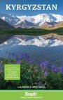 "Kyrgyzstan." Zitat von Michael Palin. "Laurence Mitchell." Logo: Bradt Guides, darunter "Travel Taken Seriously."