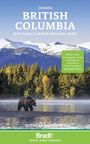 Text: "Canada British Columbia with Banff & Jasper National Parks", Zitat von Michael Palin. Bär und Berge am See.