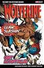 „The Hunt for Mystique Begins!“, „Wolverine“, „All-Out Claw-Slashin' Action!“, „Get Mystique“. Illustration: Kampf.