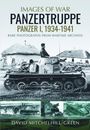 Buchcover: "Images of War: Panzertruppe, Panzer I, 1934-1941" von David Mitchelhill-Green. Panzerfahrzeug im Vordergrund.