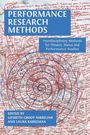 : Performance Research Methods, Buch