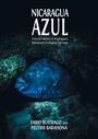 "Nicaragua Azul", Unterwasser-Fotografie eines Fisches zwischen Korallen, großer Kopf und leuchtend blaue Farbe.