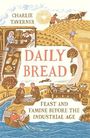 „Daily Bread“ von Charlie Taverner. Illustration: Szenen aus Landwirtschaft und Brotproduktion.