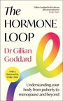 "The HORMONE LOOP" von Dr. Gillian Goddard, mit einem Vorwort von Emily Oster. Bunte Schleife im Hintergrund.