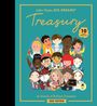 "Little People, BIG DREAMS Treasury: 10 Years Dreaming, 50 Stories of Brilliant Dreamers. New Edition." Illustration von Kindern.