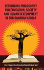 "RETHINKING PHILOSOPHY FOR EDUCATION, SOCIETY AND HUMAN DEVELOPMENT IN SUB-SAHARAN AFRICA." Baum aus Buch wachsend.