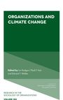 "ORGANIZATIONS AND CLIMATE CHANGE" auf grünem Hintergrund. Unten: Herausgeber, Sponsorenhinweis, Band 102.
