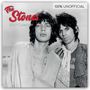 "The Stones 2027 Calendar" und "100% UNOFFICIAL" erscheinen auf einem Schwarz-Weiß-Bild mit zwei Männern in der Mitte.