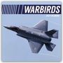 "Warbirds 2027 Calendar" zeigt einen modernen Kampfjet vor klarem Himmel.