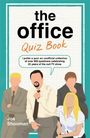 „The Office Quiz Book“ von Joe Shooman. Illustration von vier Personen in Anzügen, eine spricht in einer Sprechblase.