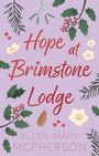 "Hope at Brimstone Lodge" von Ellen-Mary McPherson. Blumen und Blätter dekorieren den lila Hintergrund.
