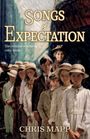 „Songs of Expectation. The children who never came home. Chris Mapp“ Vor einem Gemälde mit Kindern in altmodischer Kleidung.