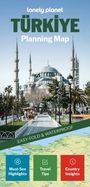 "lonely planet TÜRKİYE Planning Map. EASY-FOLD & WATERPROOF. Oben eine Moschee, unten Symbole für Highlights, Tipps, Einblicke."