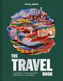 "The Travel Book: A Journey Through Every Country in the World." Illustration: Bunte Städte, Landschaften in einem Kreis.